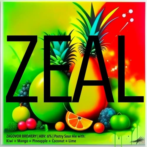 ZEAL: Kiwi + Mango + Pineapple + Coconut + Lime