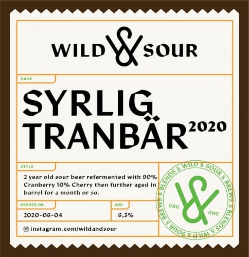 Syrlig Tranbär 2020