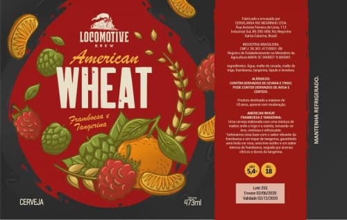 American Wheat - Framboesa E Tangerina