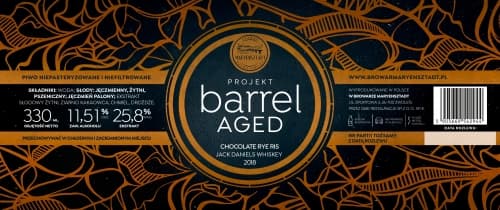 Barrel Aged Projekt: Chocolate Rye RIS Jack Daniels Whiskey BA