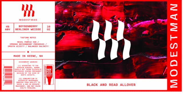 Black And Read Allover