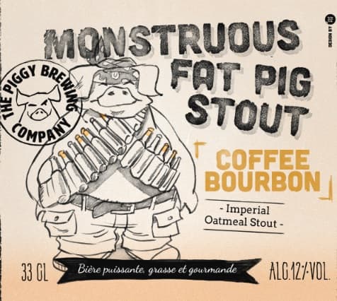 Monstruous Fat Pig Stout Coffee Bourbon