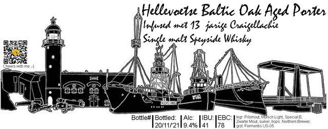 Hellevoetse Baltic Oak Aged Porter