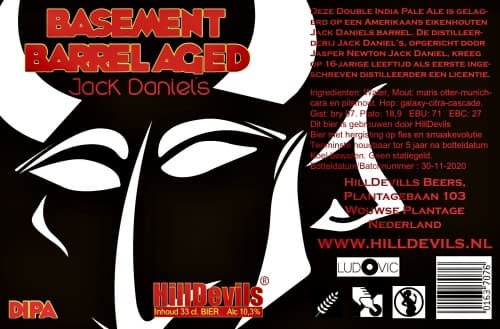 Basement Barrel Aged - Jack Daniel's - BA/DIPA