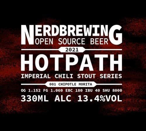 Hotpath Imperial Chili Stout - 001 Chipotle Morita