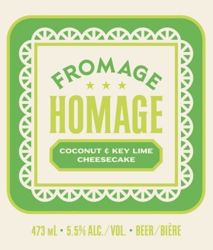 Fromage Homage (Coconut & Key Lime Cheesecake)