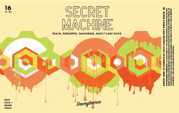 Secret Machine - Peach Pineapple Tangerine Mint