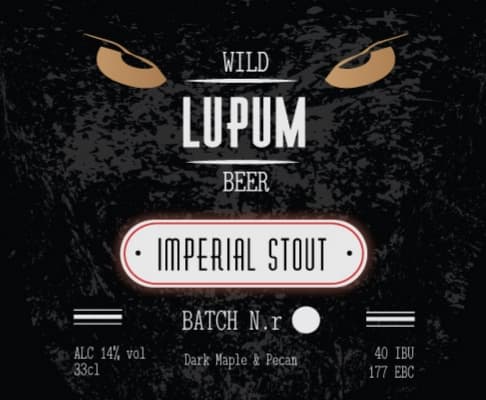 Lupum Imperial Stout Dark Maple & Pecan