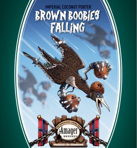 Brown Boobies Falling