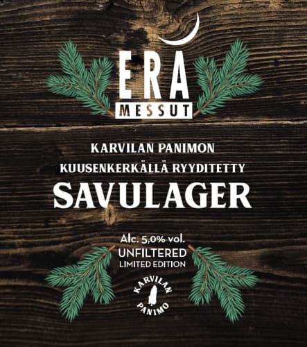 Erämessut 50 Vuotta Juhlaolut: Kuusenkerkällä ryyditetty Savulager