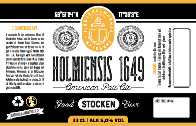 Holmiensis 1649