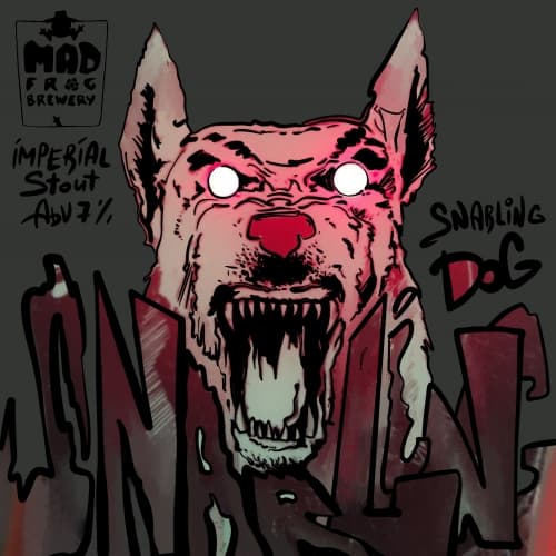 SNARLING DOG