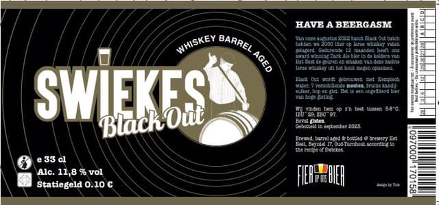 Swiekes Black Out Whiskey Barrel Aged Edition 2023