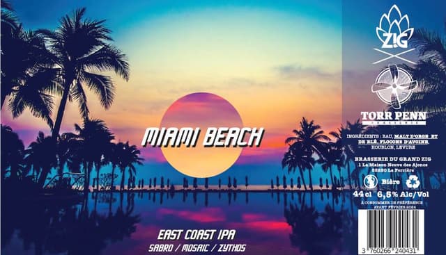 East Coast IPA - Miami Beach - collab Grand ZIG