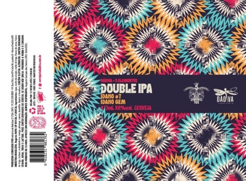 Dádiva + 5Elementos Double IPA Idaho 7 + Idaho Gem