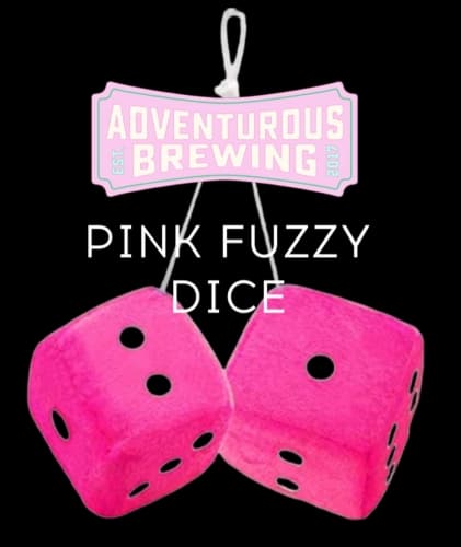 Pink Fuzzy Dice