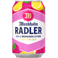 Munkholm Radler Bringebær & Sitronsmak