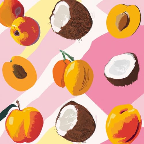 Peach, Apricot, Mango, Coconut Fruit Punch