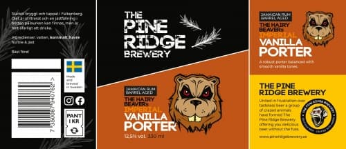 The Hairy Beaver's Imperial Vanilla Porter