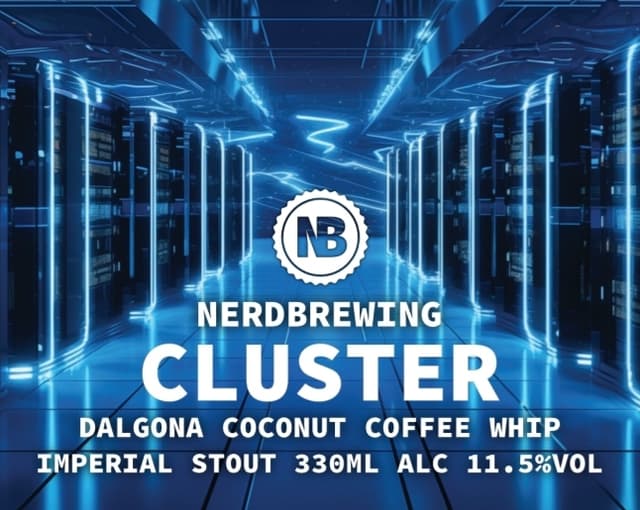 Cluster Dalgona Coconut Coffee Whip Imperial Stout