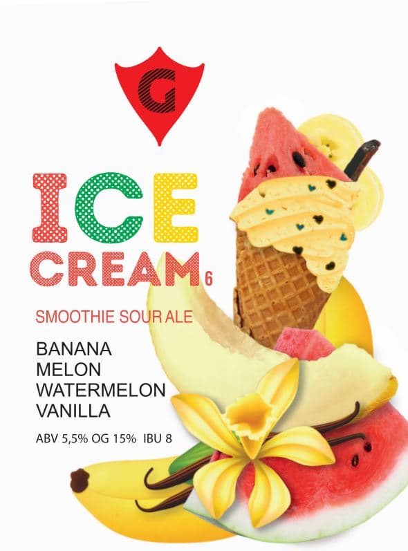 ICE CREAM 6 | banana • melon • watermelon