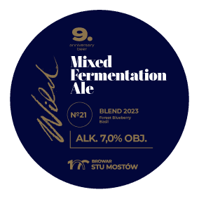 WILD#21 Mixed Fermentation Ale Forest Blueberry Basil