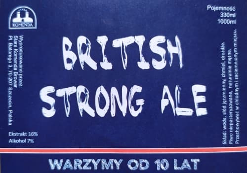 British Strong Ale
