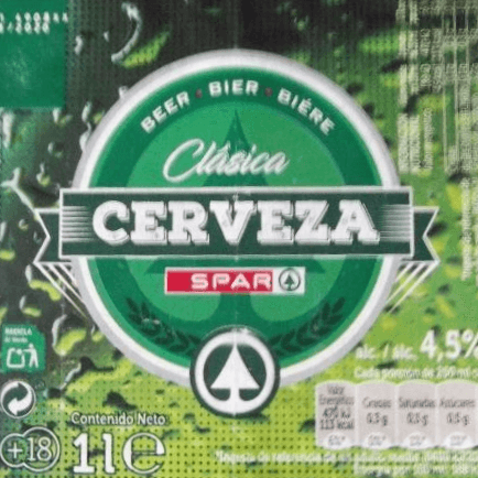 Spar Cerveza Clasica