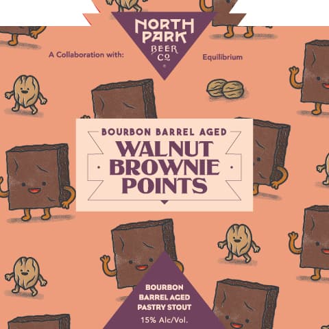 Bourbon Barrel Aged Walnut Brownie Points