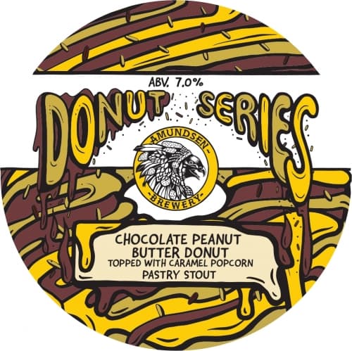 Donut Series - Chocolate Peanut Butter Donut With Caramel Popcorn