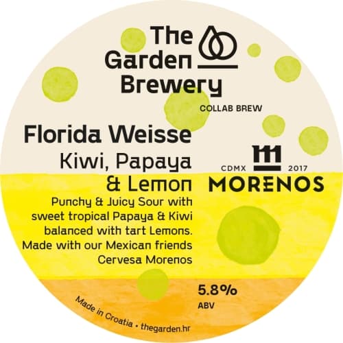 Florida Weisse: Kiwi, Papaya & Lemon