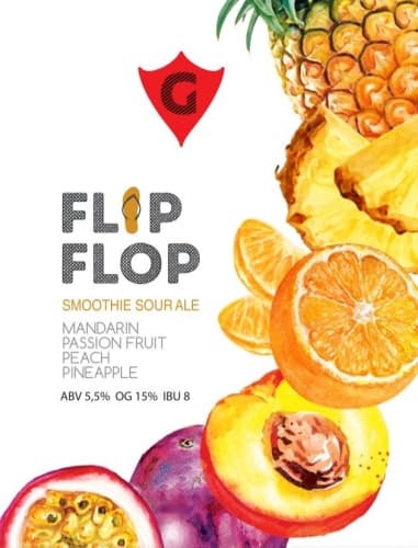 FLIP FLOP 11 | mandarin • passion fruit • peach • pineapple