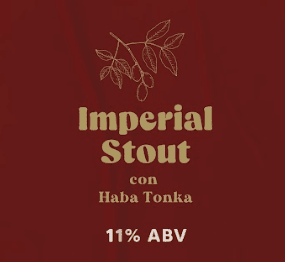 Imperial Stout Con Haba Tonka