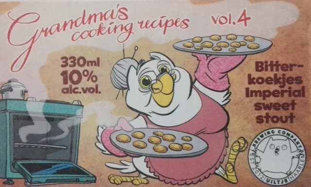 Grandma's Cooking Recipes Vol. 4 - Bitterkoekjes Imperial sweet stout