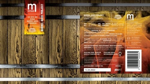 Barrel Aged Project Ice Rye RIS - TIRAMISU - Rioja Barrel Aged