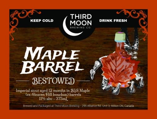 Barrel Aged Bestowed - Maple Barrel (Orange Wax)