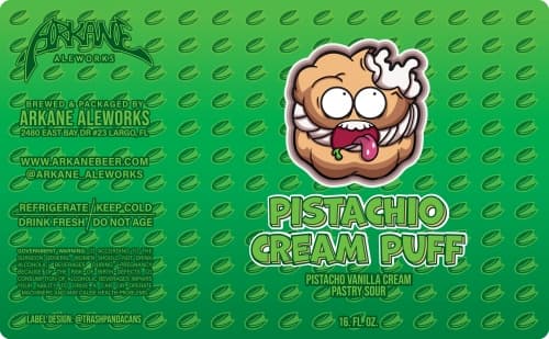 Pistachio Cream Puff