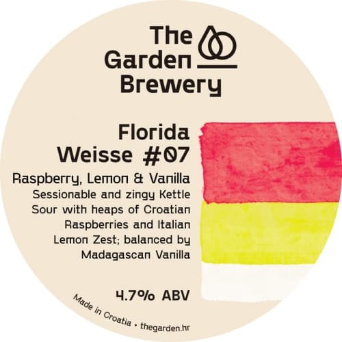 Florida Weisse #07 - Raspberry, Lemon & Vanilla
