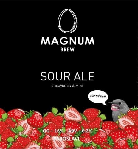 MAGNUM SOUR ALE Strawberry & Mint