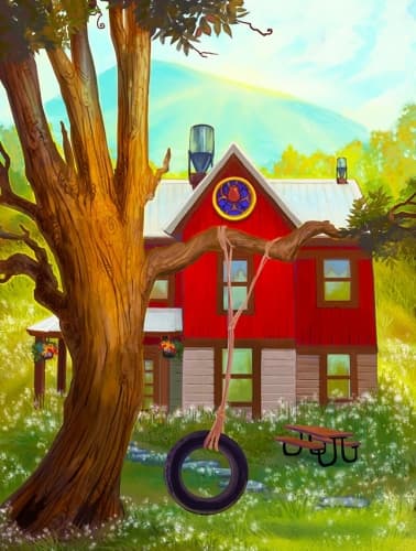Autumn Farmhouse