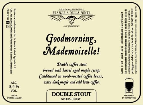 Goodmorning, Mademoiselle!