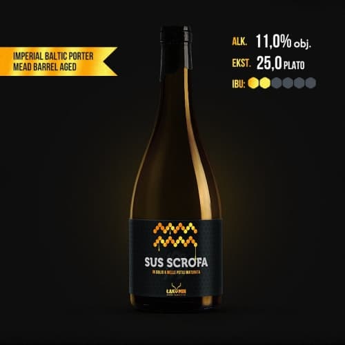 Sus Scrofa in dolio a melle potili maturata