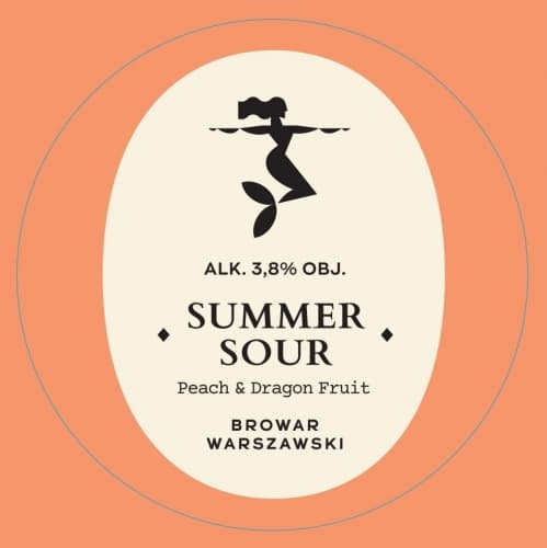 Summer Sour peach & dragon fruit