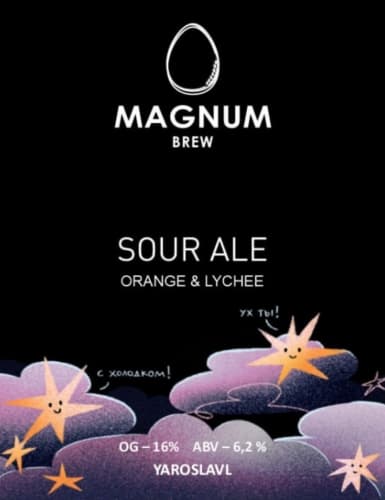 Magnum Sour Ale (Orange & Lychee)