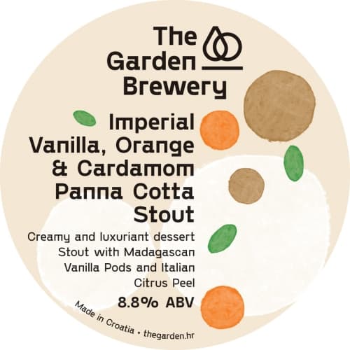 Imperial Vanilla, Orange & Cardamom Panna Cotta Stout