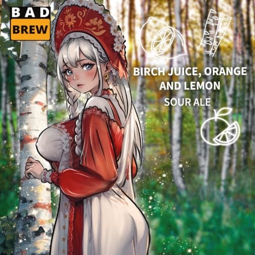 BIRCH JUICE, ORANGE AND LEMON