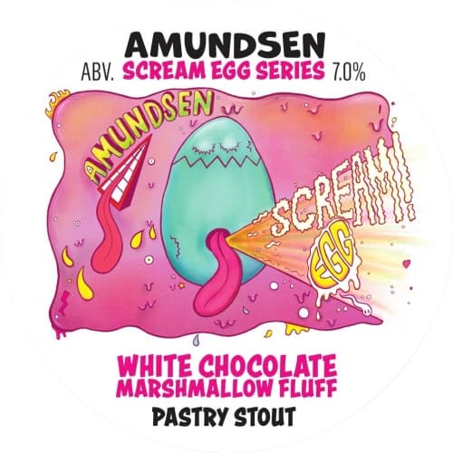 Scream Egg Series White Chocolate Marshmallow Fluff