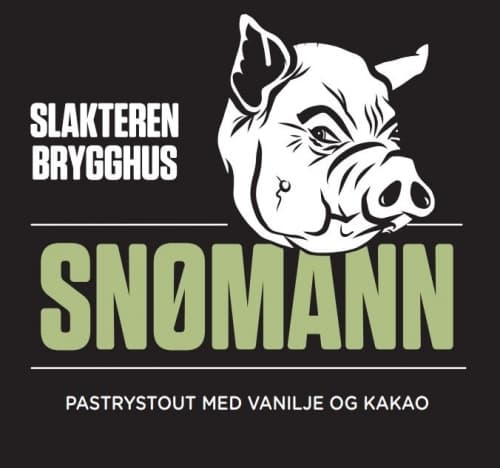 Snømann Pastry Vanilje & Kakao