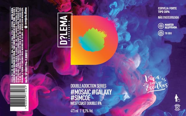 Double Addiction #4 Mosaic + Galaxy + Simcoe WC DIPA
