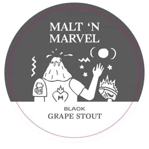 Malt 'N Marvel | Grape Stout | Black Series